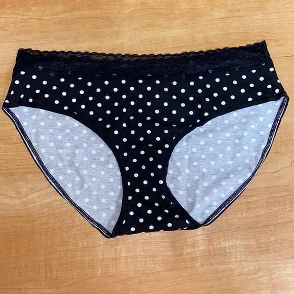 victoria secret polka dot panties